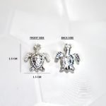 Feng Shui Mini Metal Turtle Pendant for Protection & Stability (With String) – Men/Women/Kids